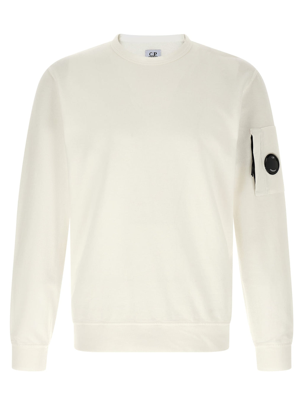 C.P. Company White Cotton Sweatshirt