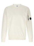 C.P. Company White Cotton Sweatshirt