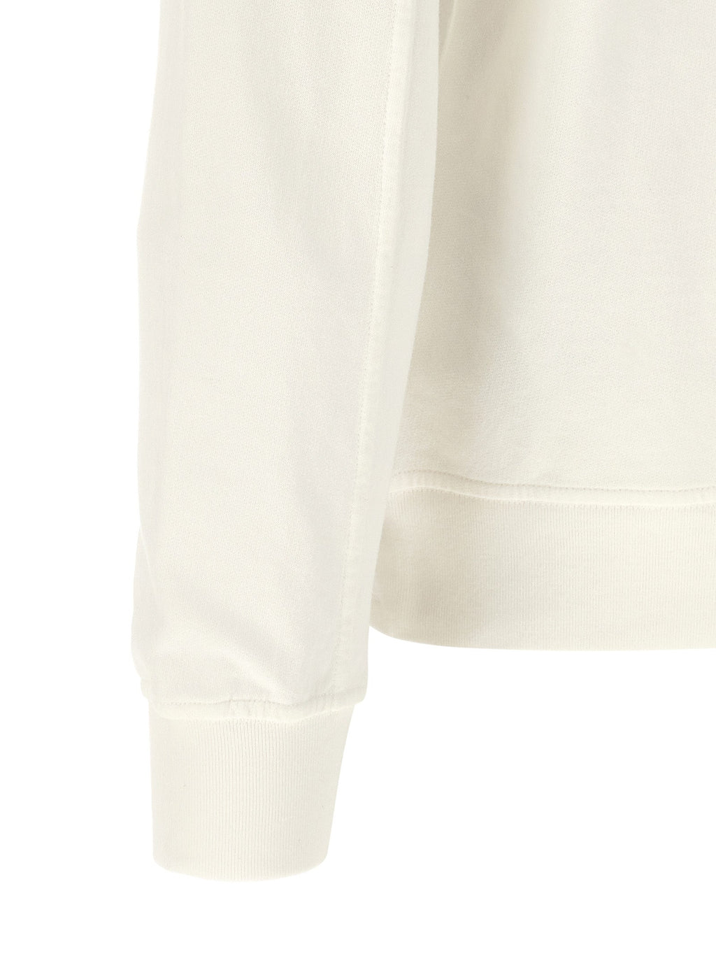 C.P. Company White Cotton Sweatshirt