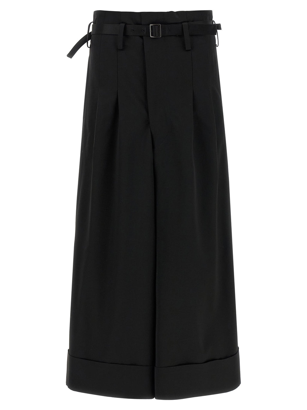 Junya Watanabe Black Acetate Flared Pants