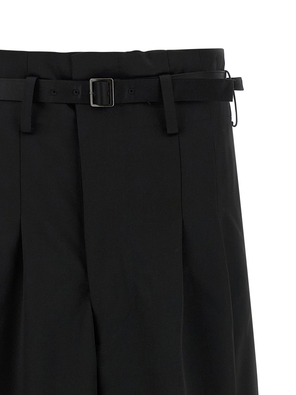 Junya Watanabe Black Acetate Flared Pants