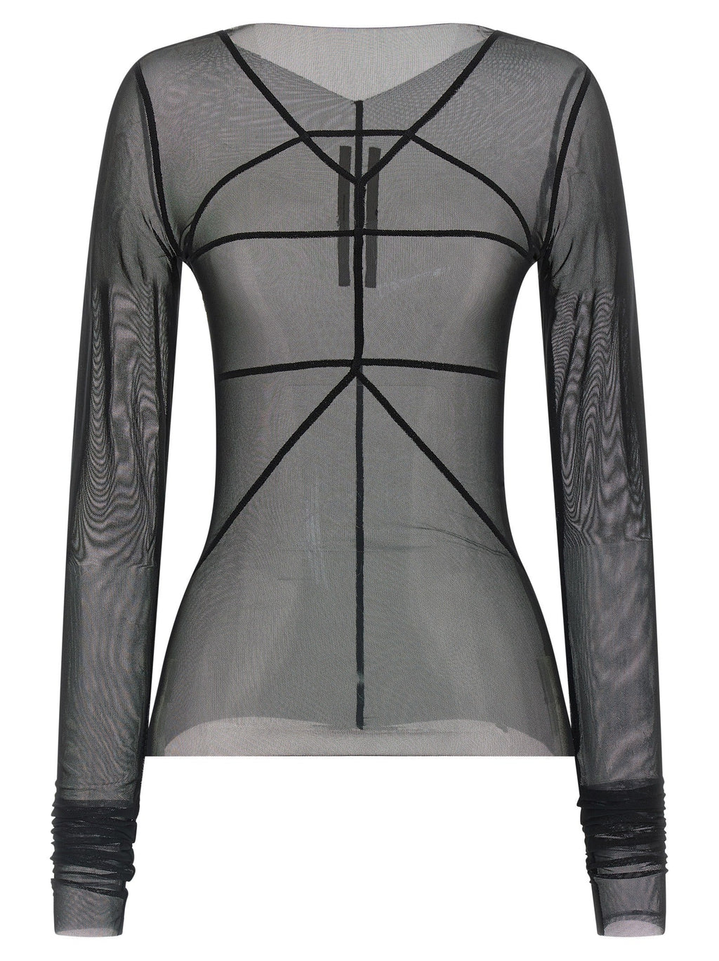 Rick Owens Black Nylon Cardigan