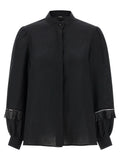 Kiton Black Linen Blouse