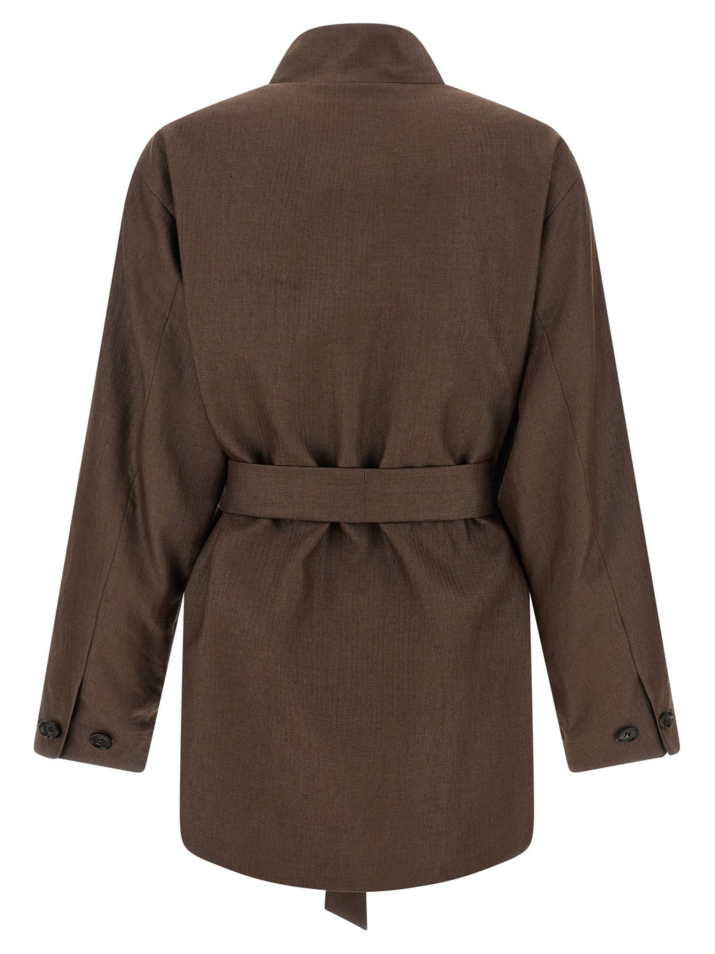 Kiton Brown Polyamide Blazer