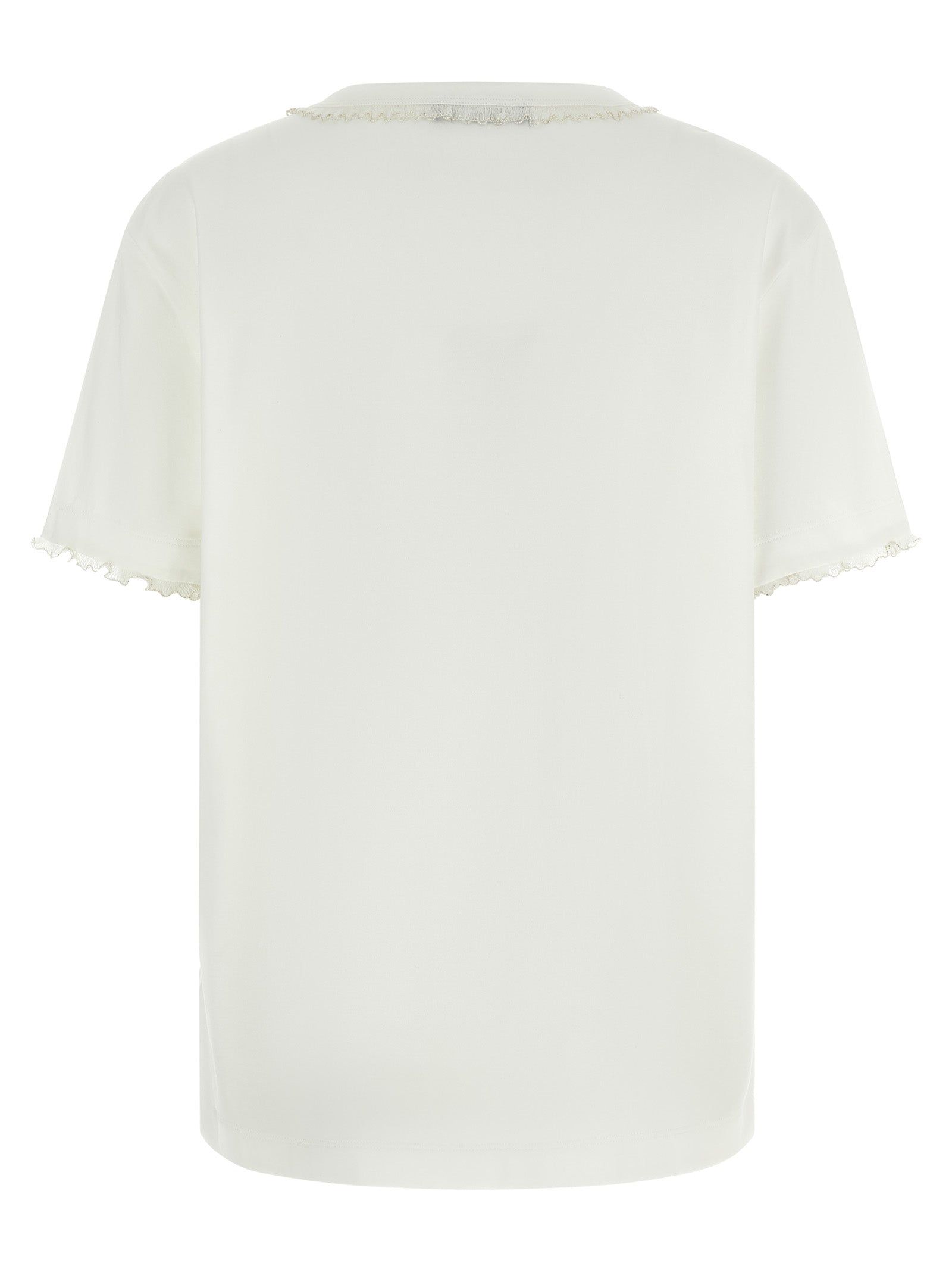 Fabiana Filippi White Cotton T-Shirt
