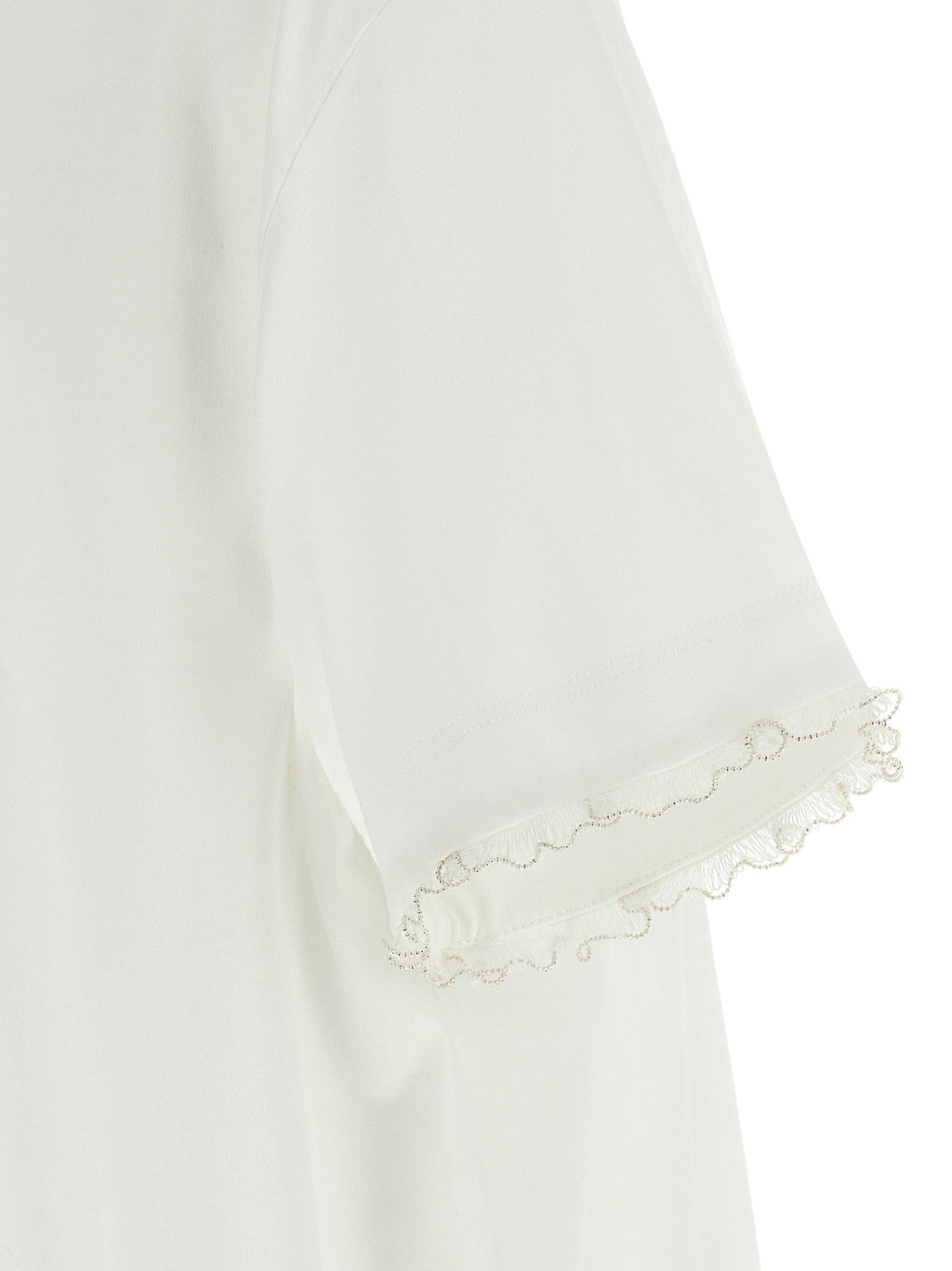 Fabiana Filippi White Cotton T-Shirt