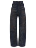 MM6 Maison Margiela Blue Cotton High-Waisted Jean