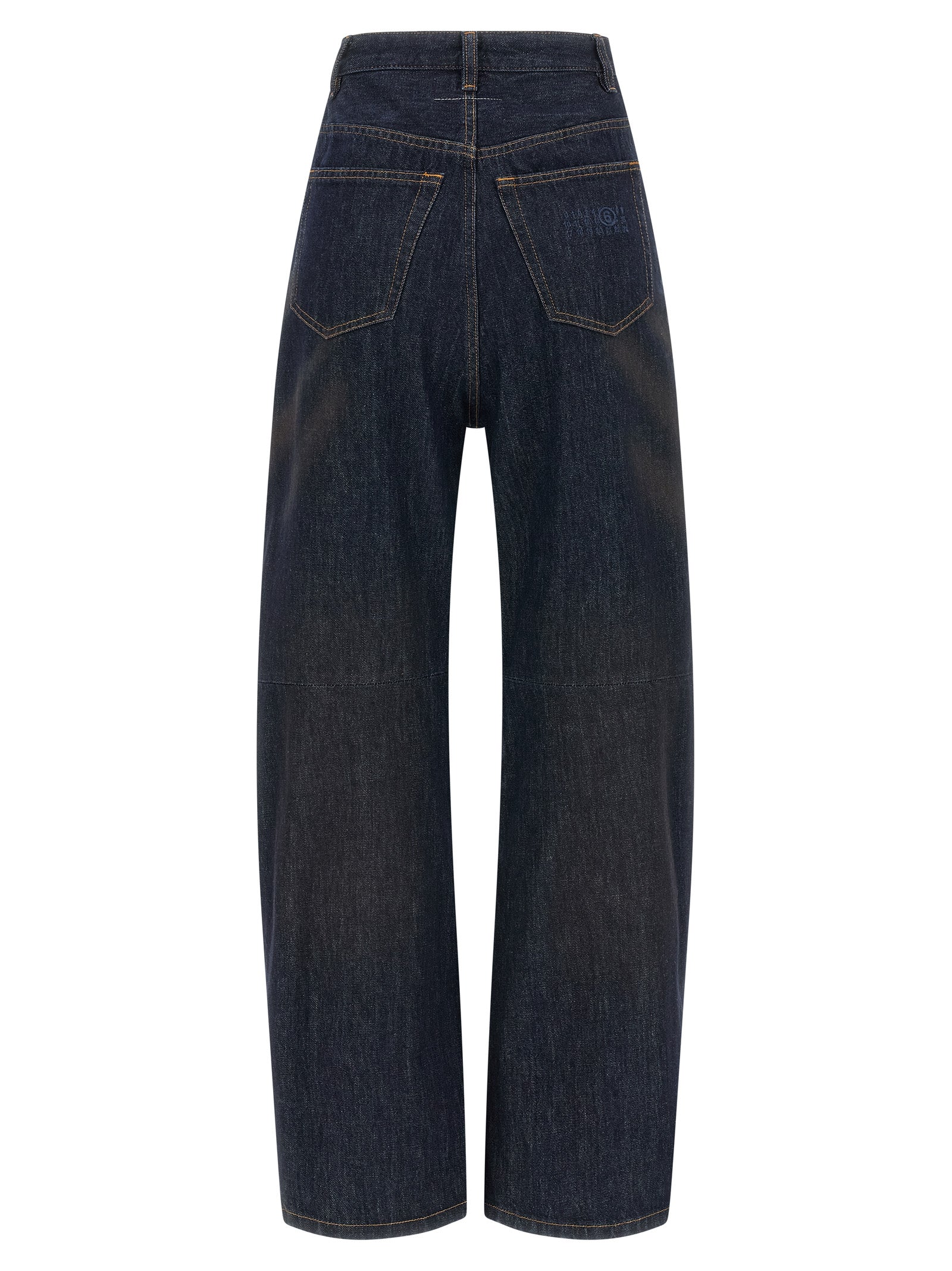 MM6 Maison Margiela Blue Cotton High-Waisted Jean