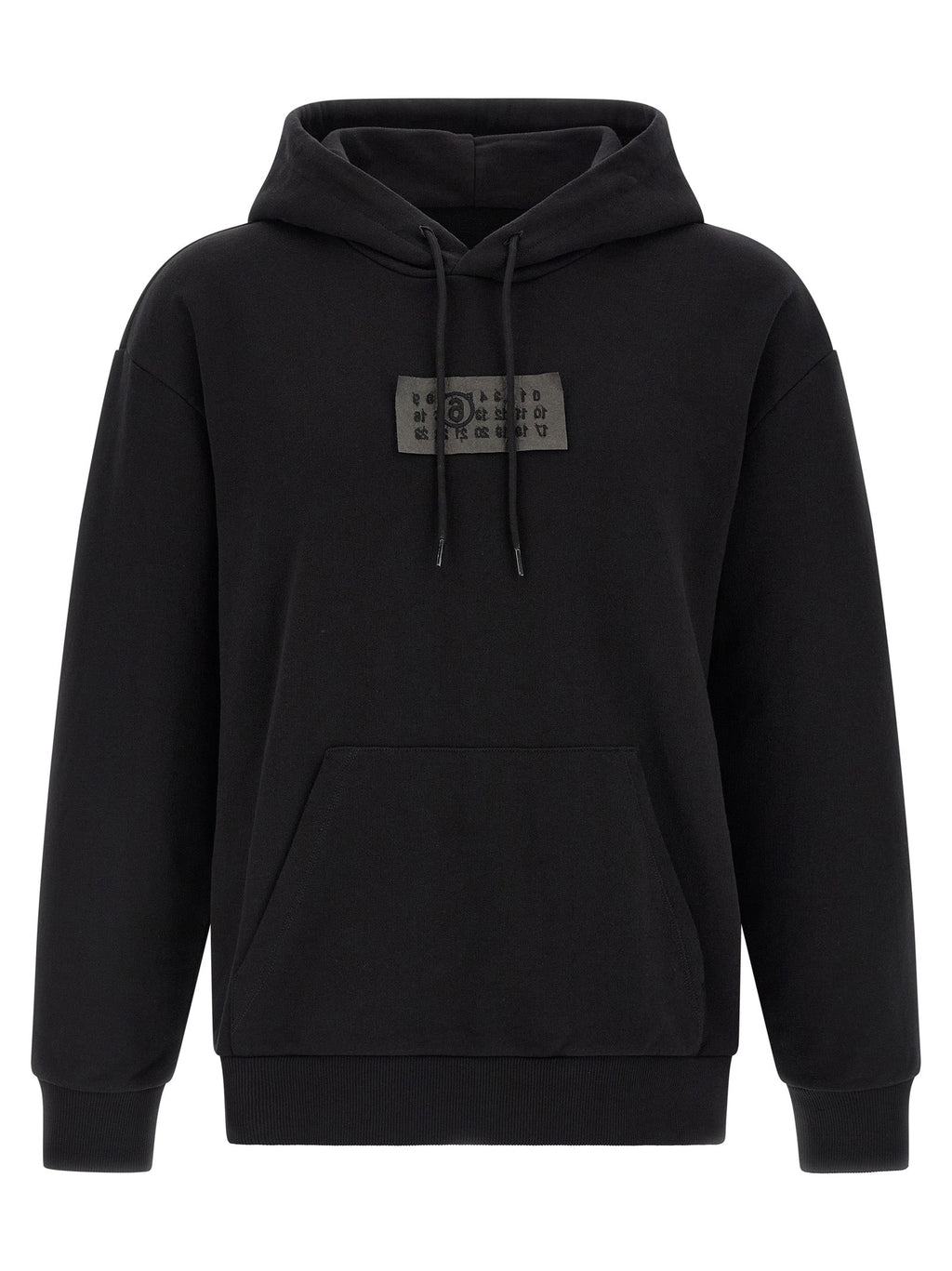 MM6 Maison Margiela Black Cotton Sweatshirt
