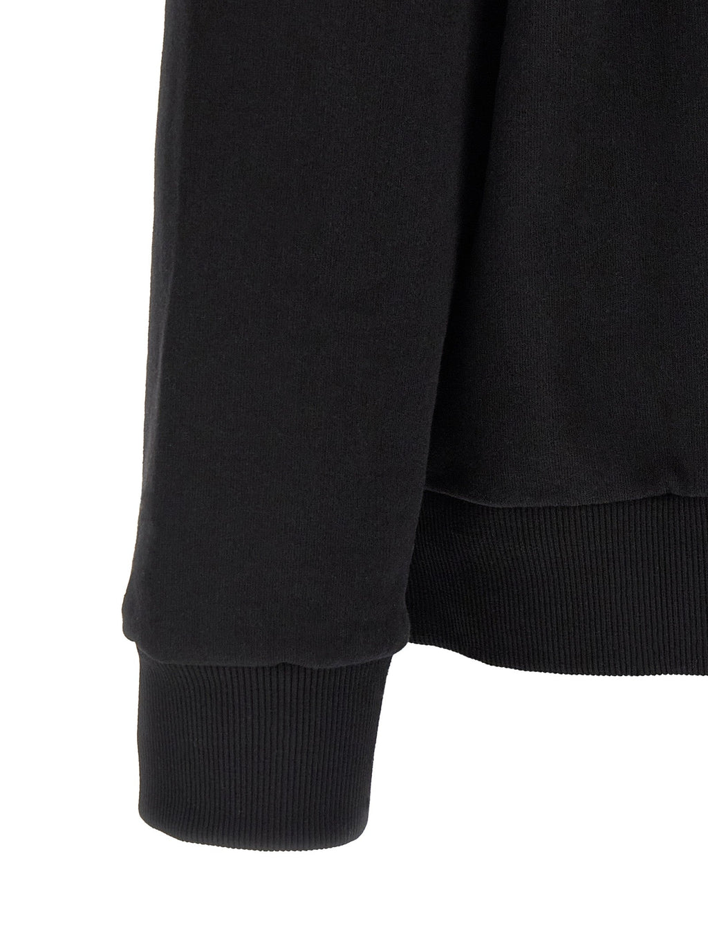 MM6 Maison Margiela Black Cotton Sweatshirt