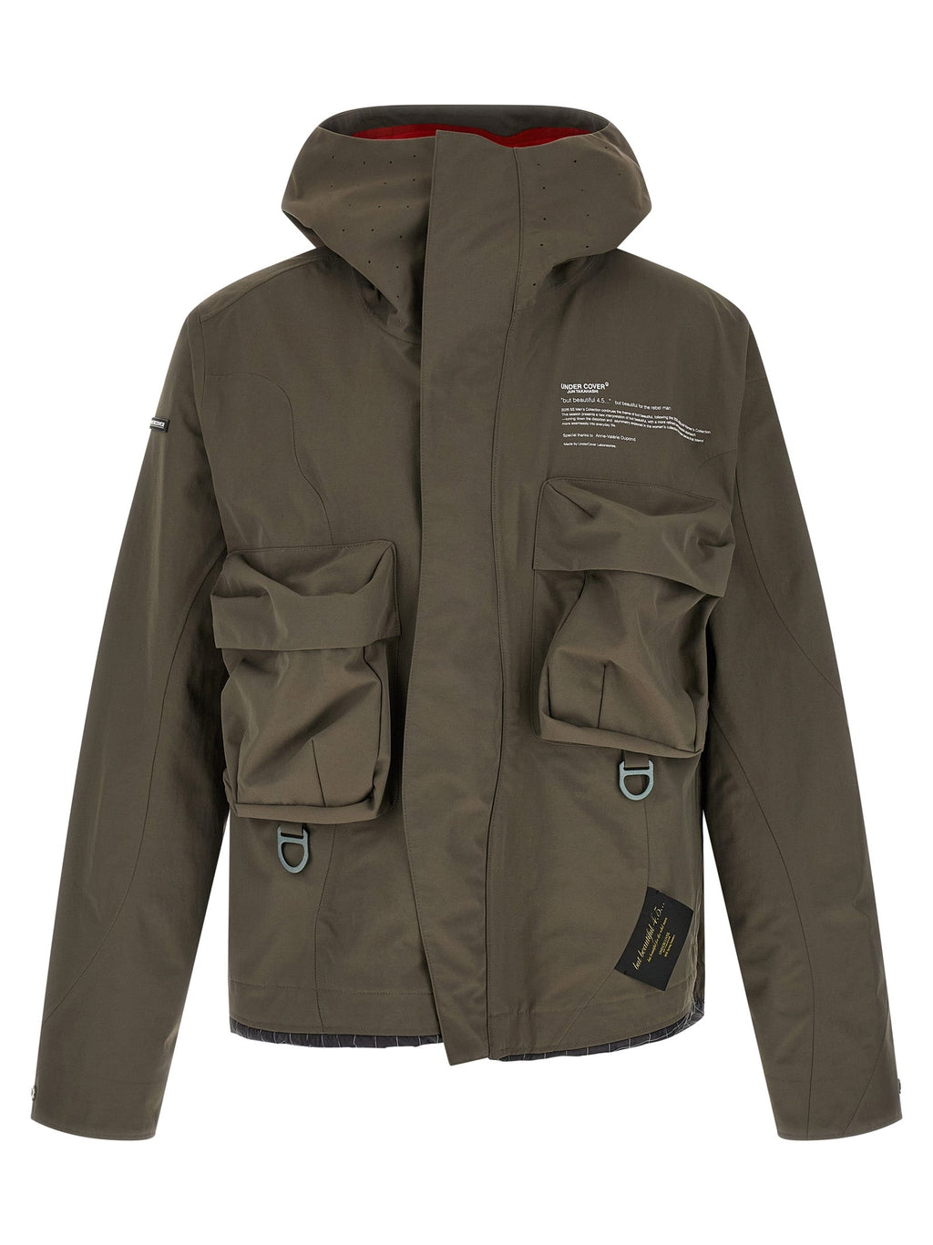 Undercover Gray Nylon Parka