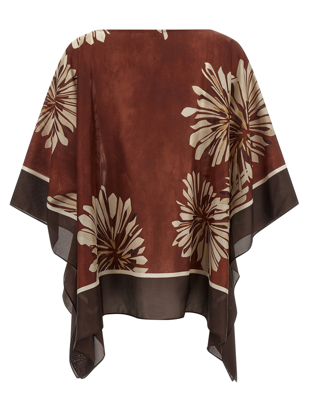 Brunello Cucinelli Bordeaux Silk Blouse