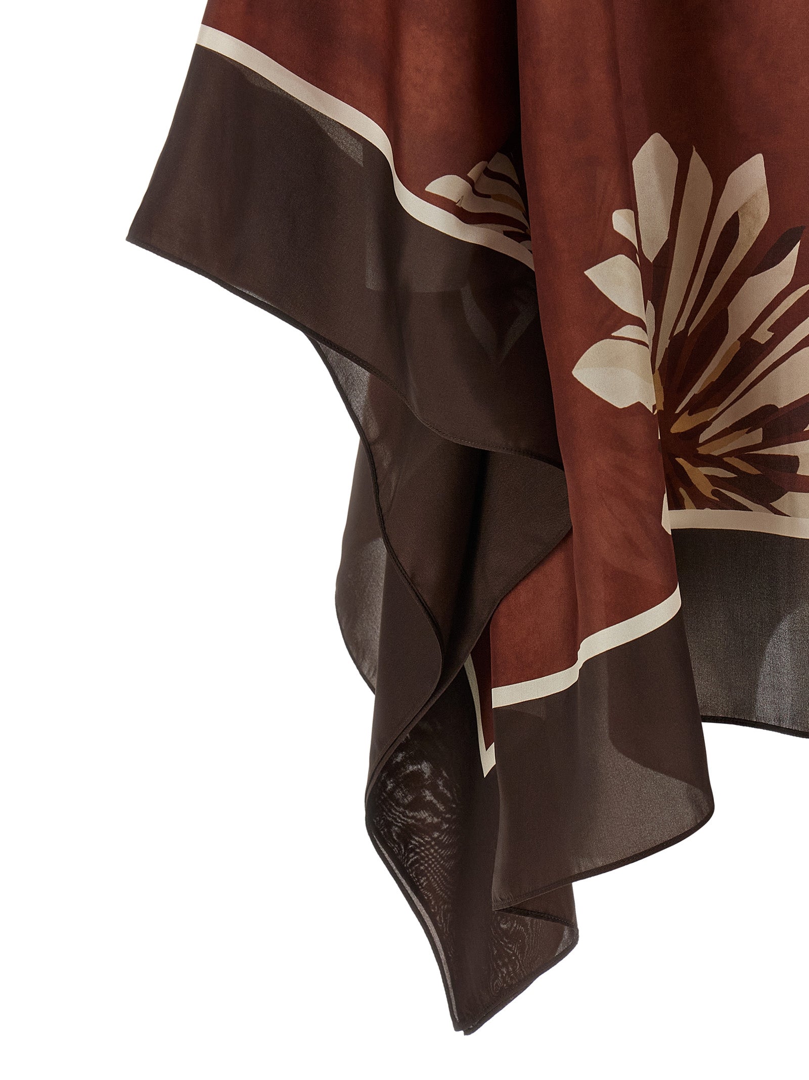 Brunello Cucinelli Bordeaux Silk Blouse