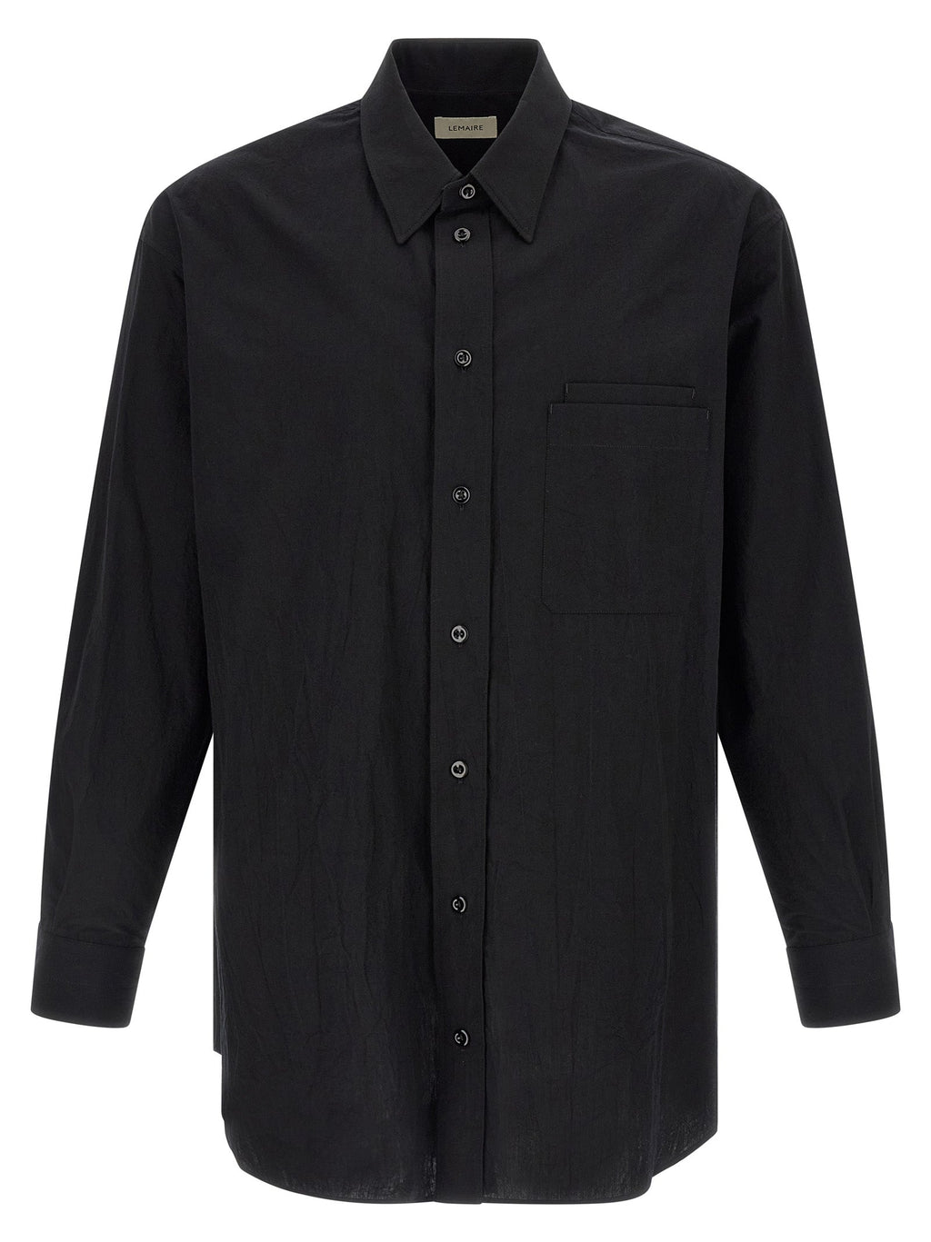 Lemaire Black Cotton Blouse