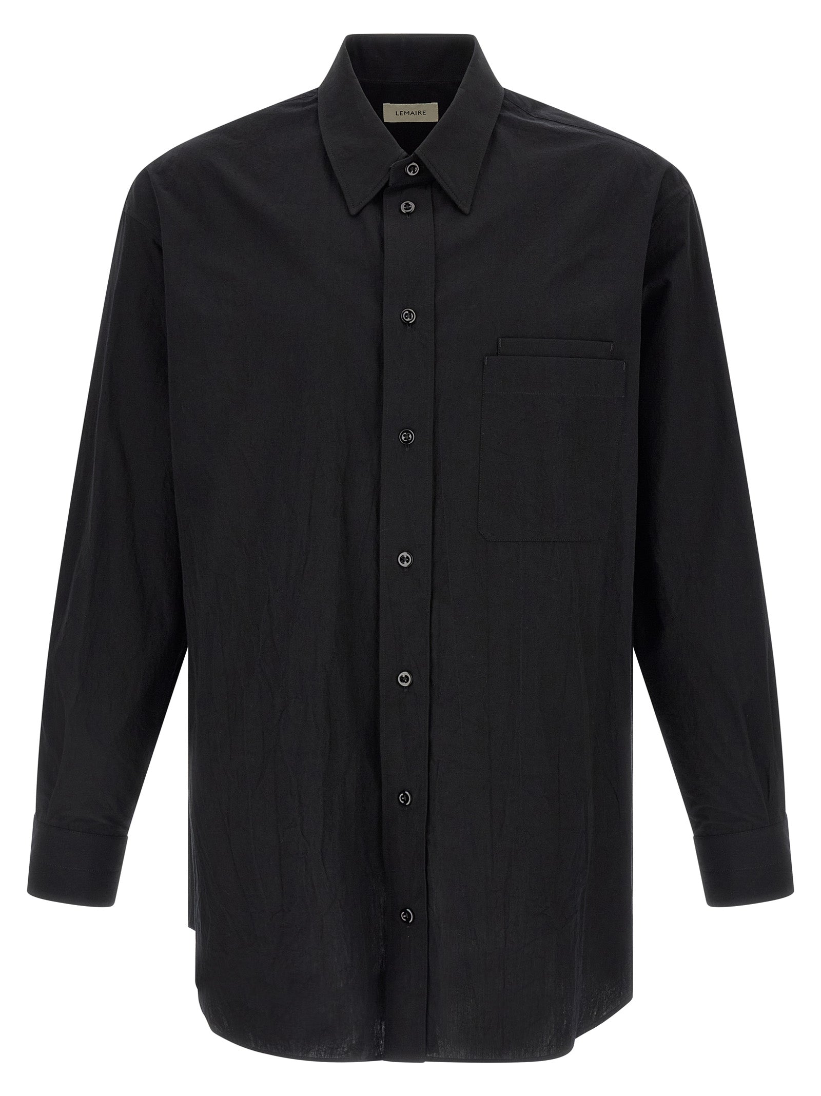 Lemaire Black Cotton Blouse