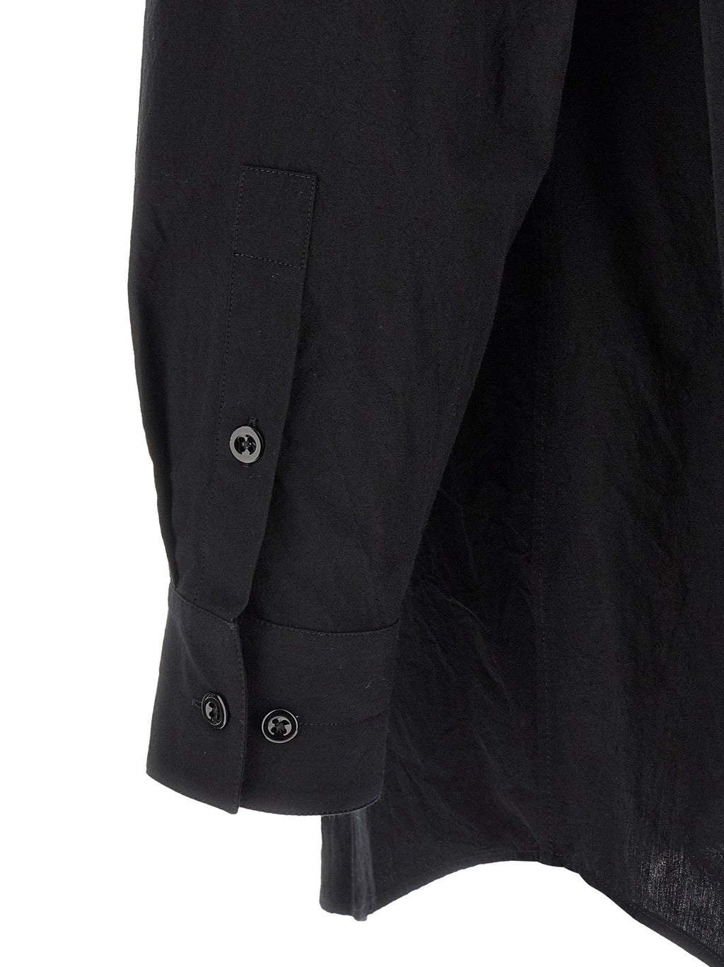 Lemaire Black Cotton Blouse