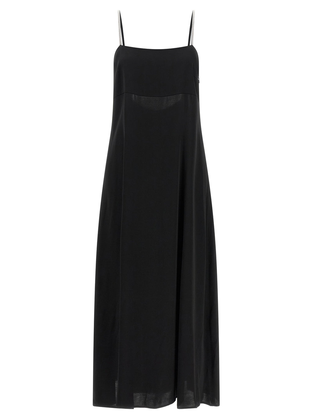 Peserico Black Viscose Long Dress