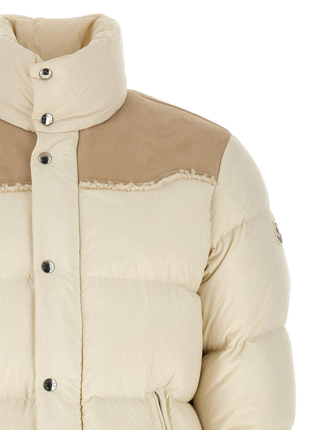 Moncler Beige Polyamide Full-Length Jacket