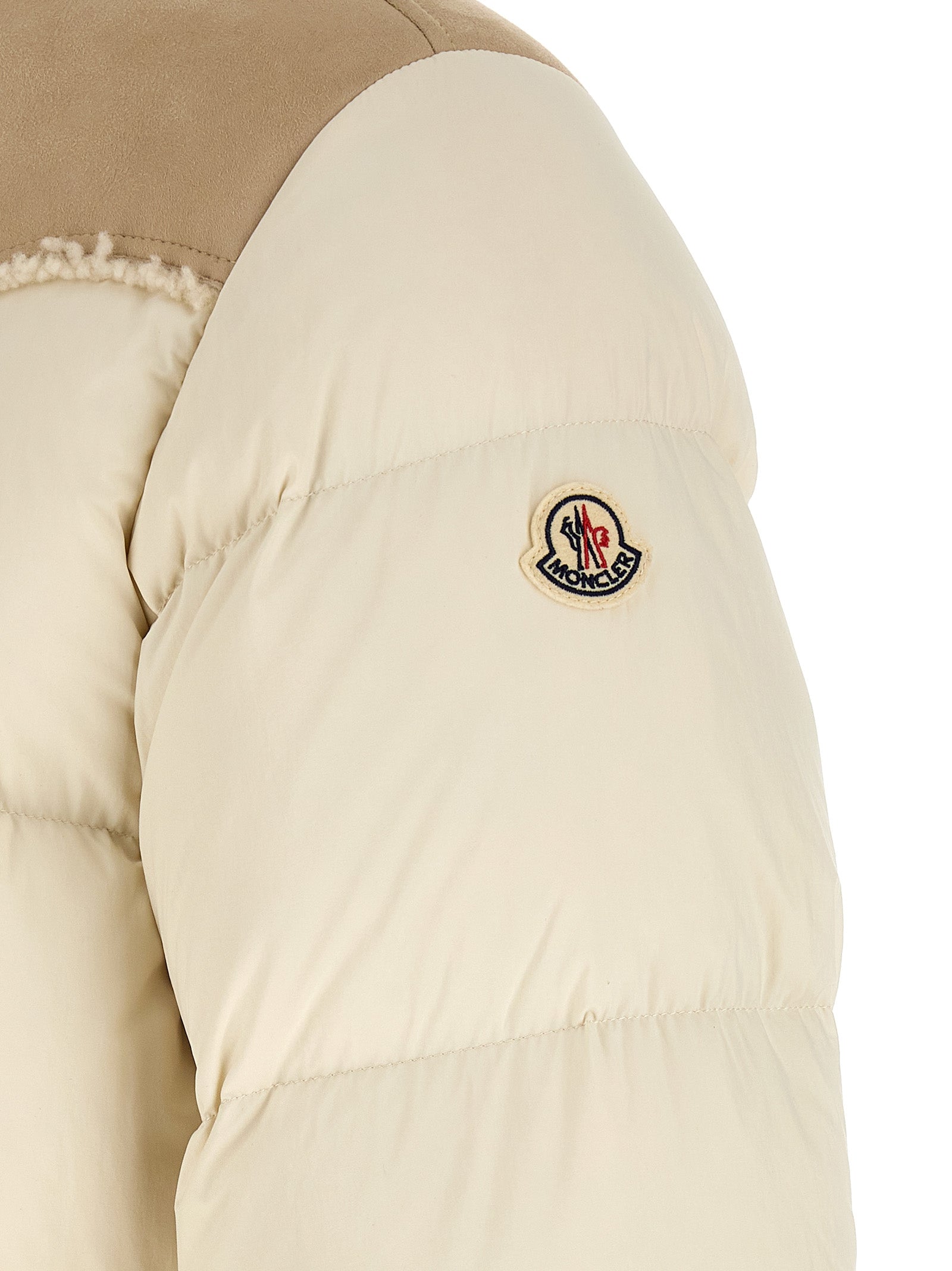 Moncler Beige Polyamide Full-Length Jacket