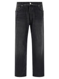 Department 5 Black Cotton Cropped Jeans