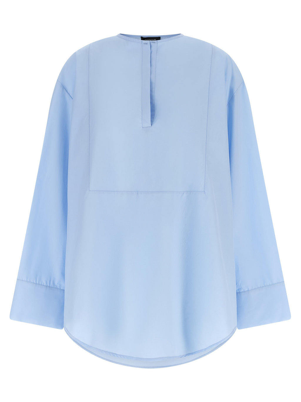 Fabiana Filippi Blue Cotton Blouse