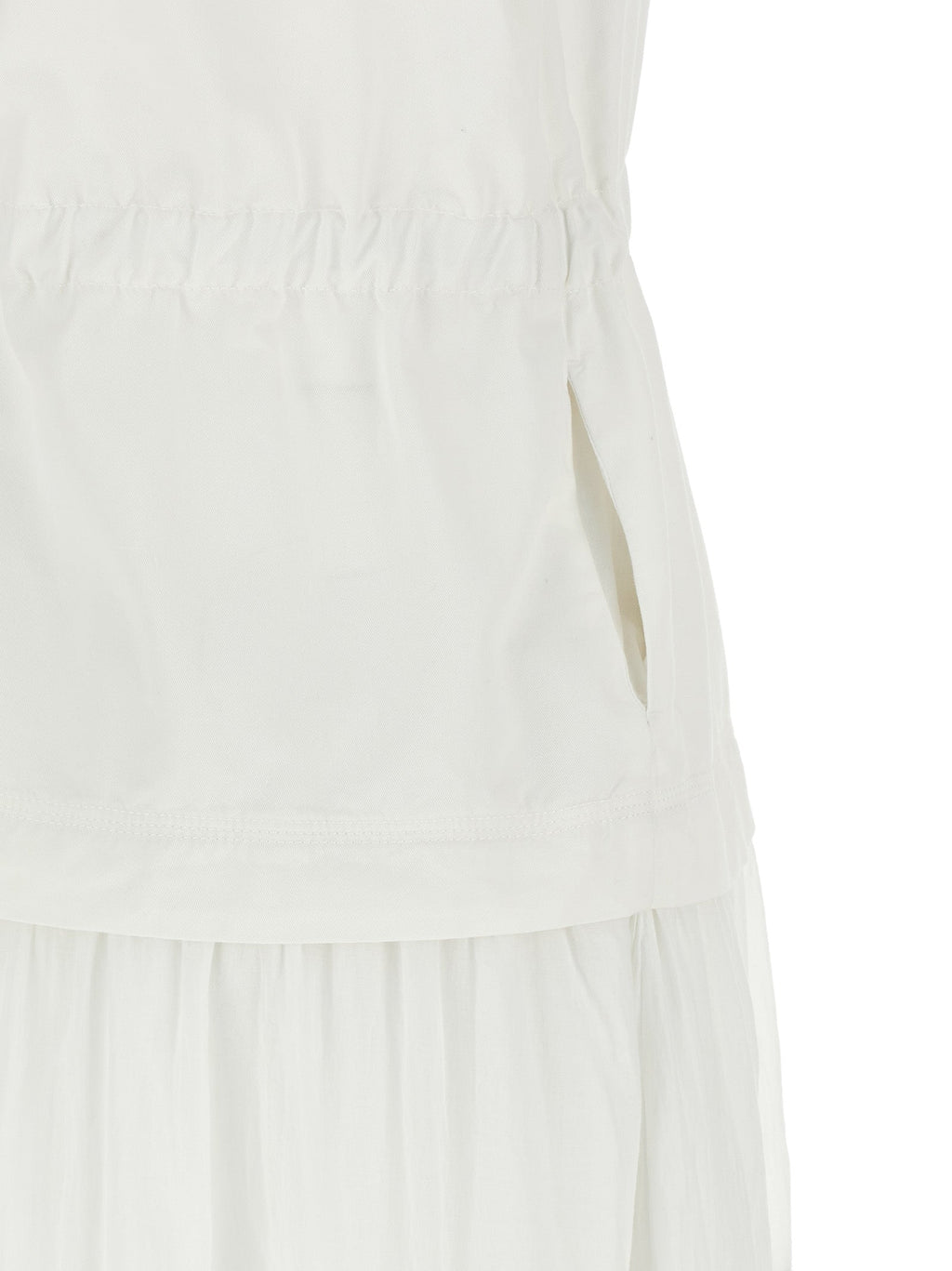 PINKO White Cotton Long Dress