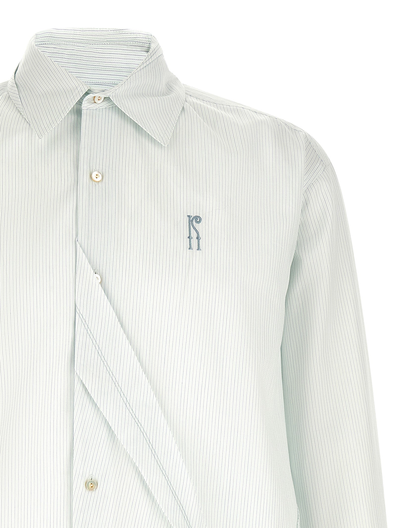 Kiko Kostadinov Bicolor Cotton Blouse