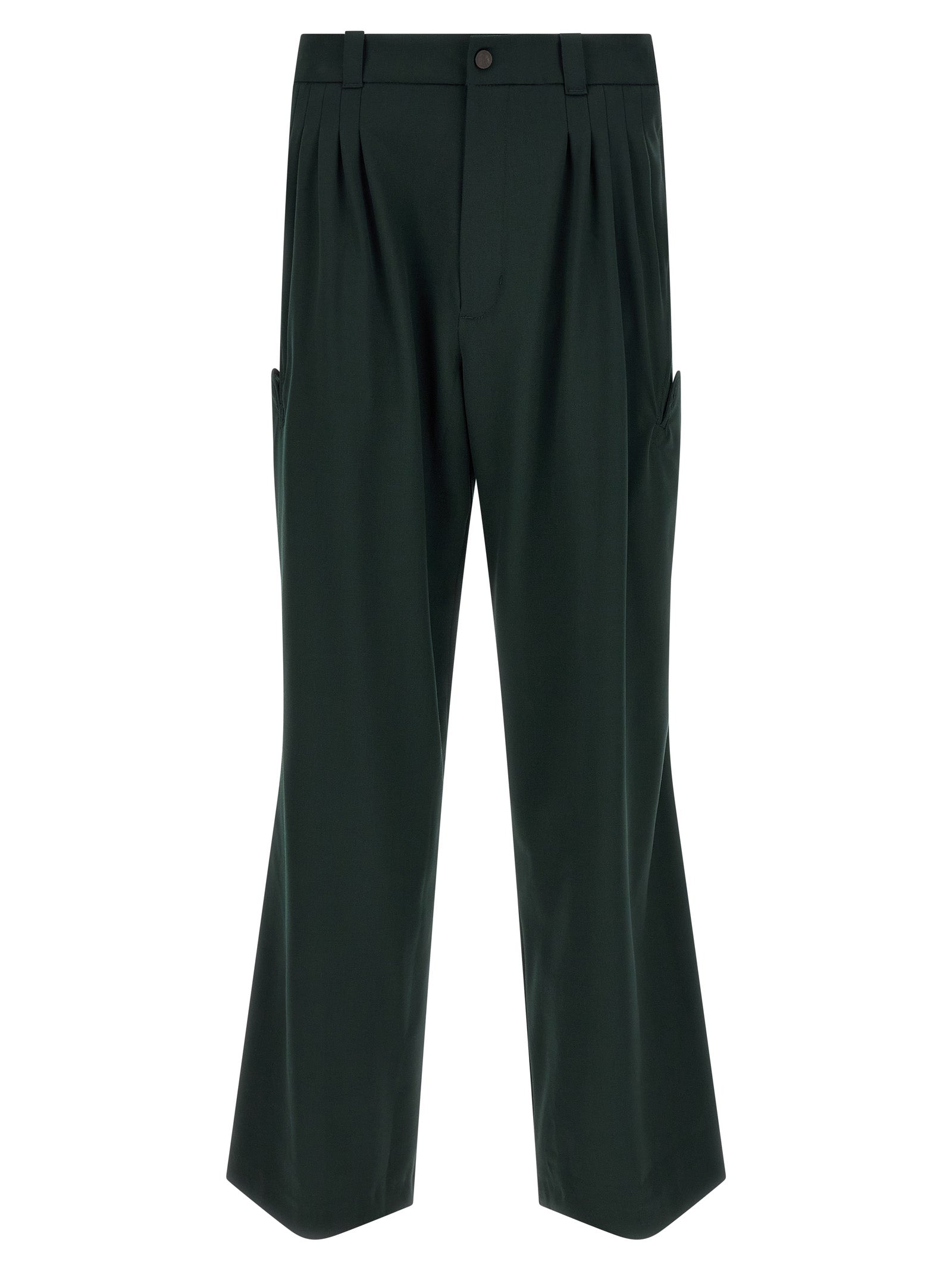 Kiko Kostadinov Bicolor Virgin Wool Casual Pants