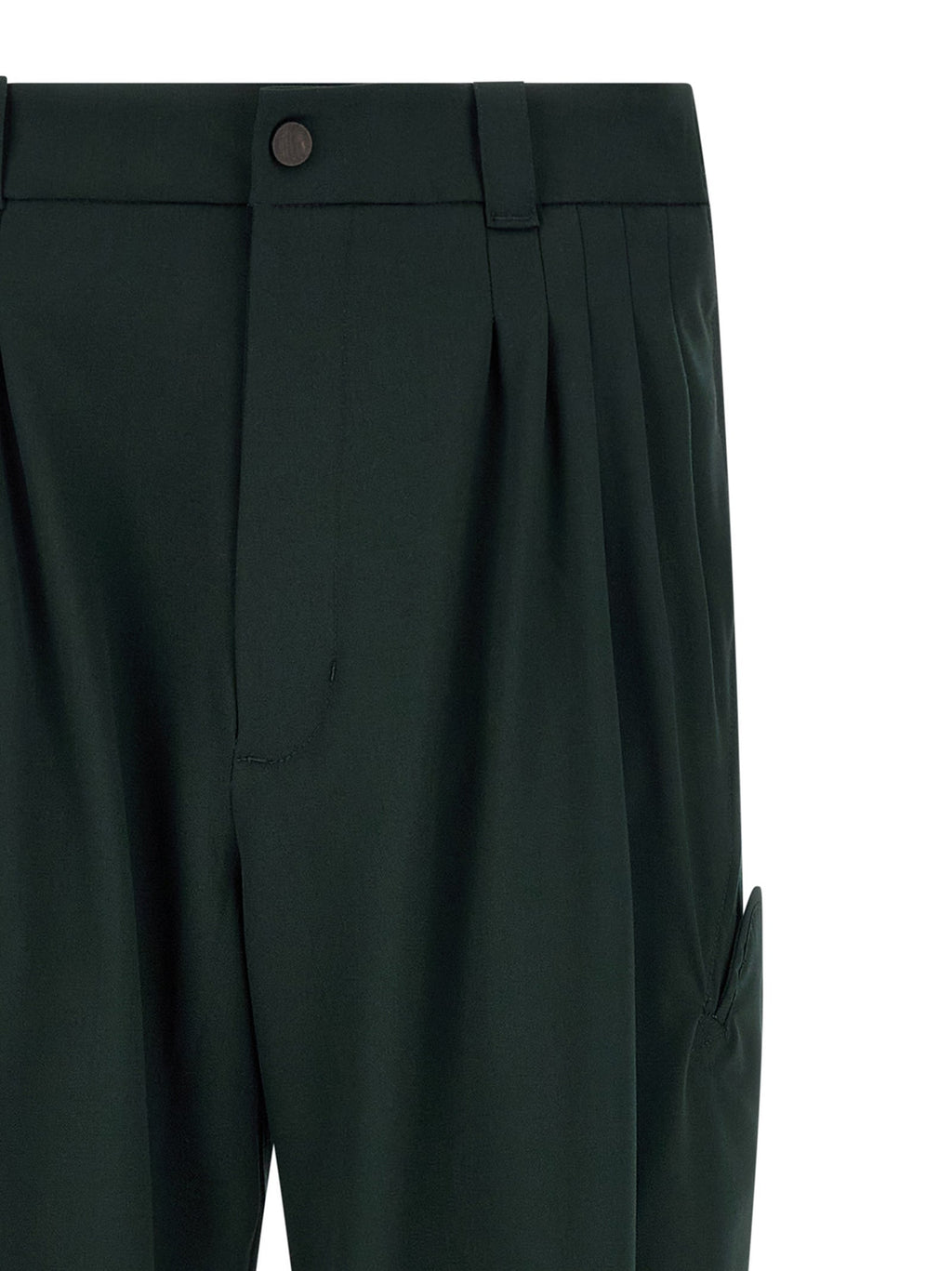 Kiko Kostadinov Bicolor Virgin Wool Casual Pants