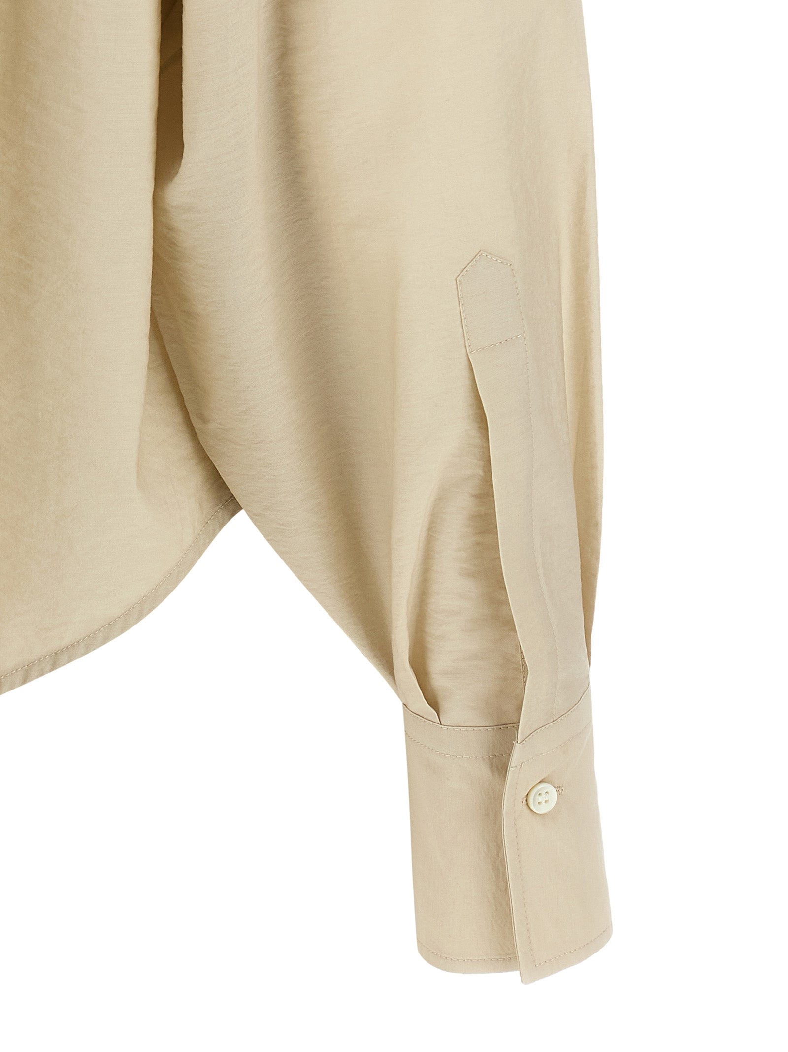 Brunello Cucinelli Beige Cotton Blouse