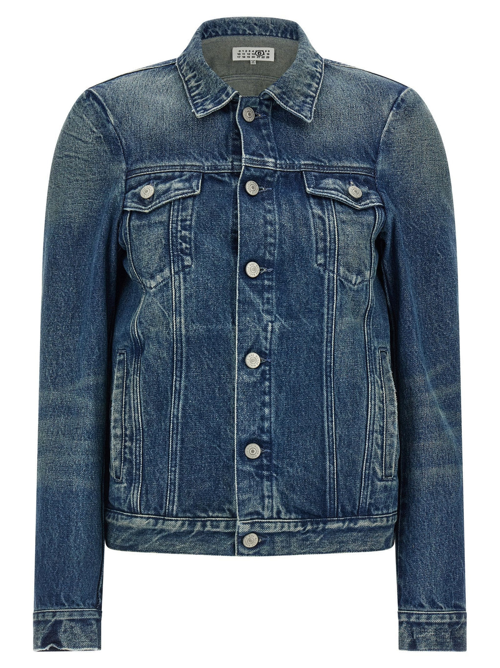 MM6 Maison Margiela Blue Cotton Denim Jacket