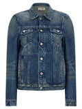 MM6 Maison Margiela Blue Cotton Denim Jacket