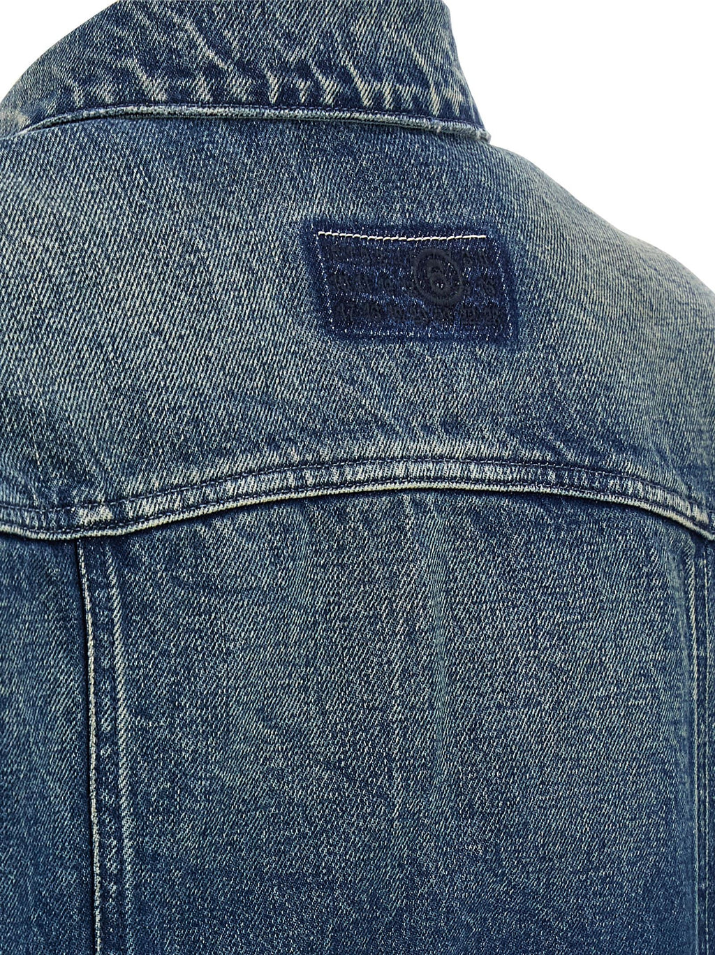 MM6 Maison Margiela Blue Cotton Denim Jacket