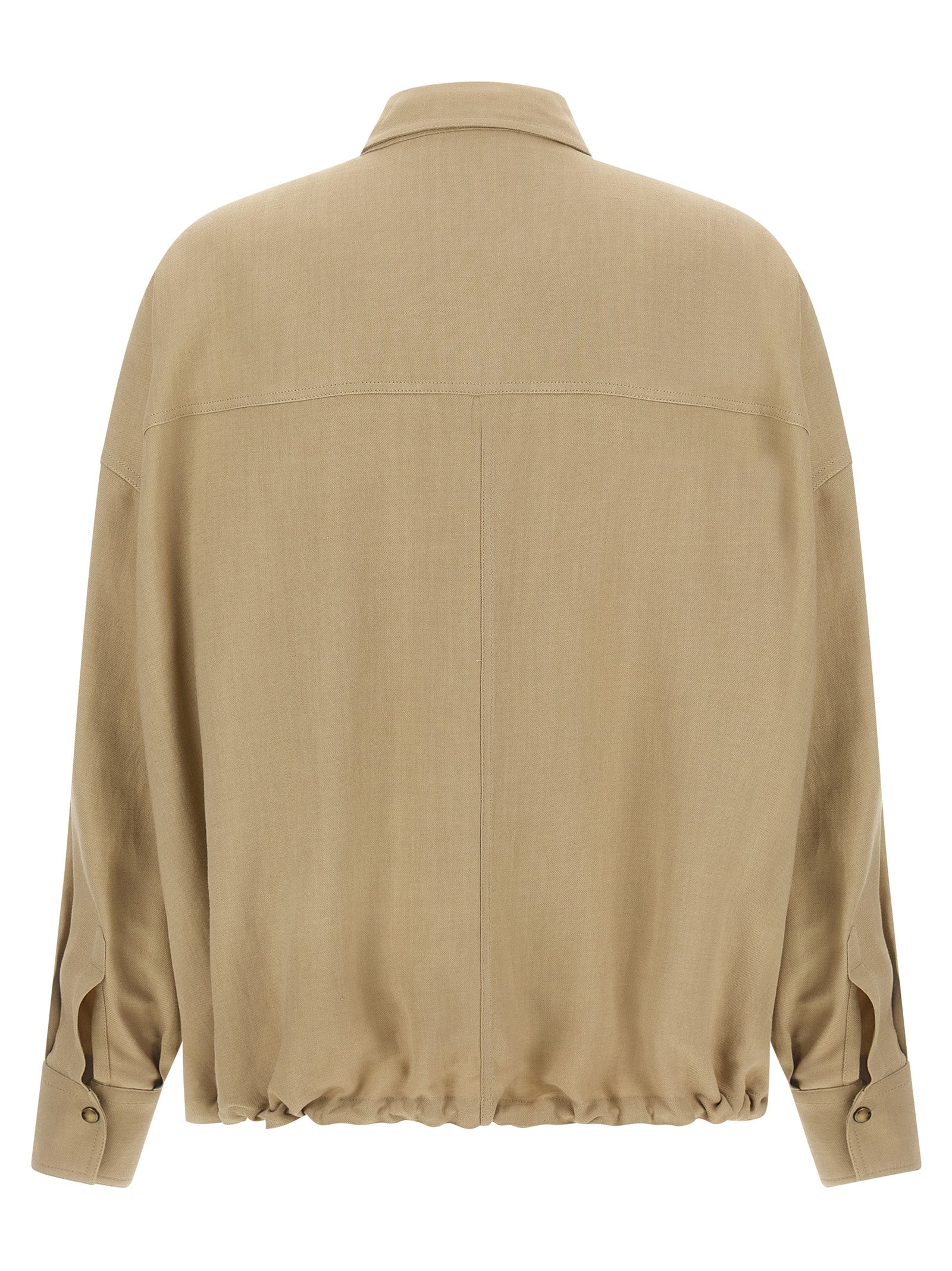 Brunello Cucinelli Beige Viscose Blouse