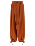 Marni Orange Cotton Casual Pants