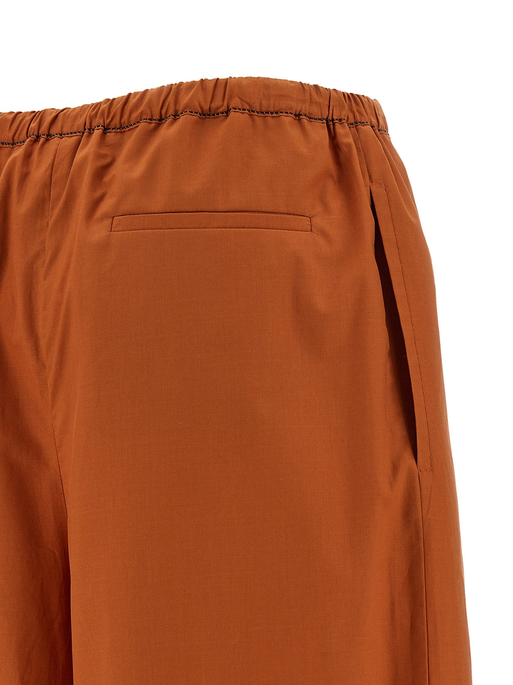Marni Orange Cotton Casual Pants