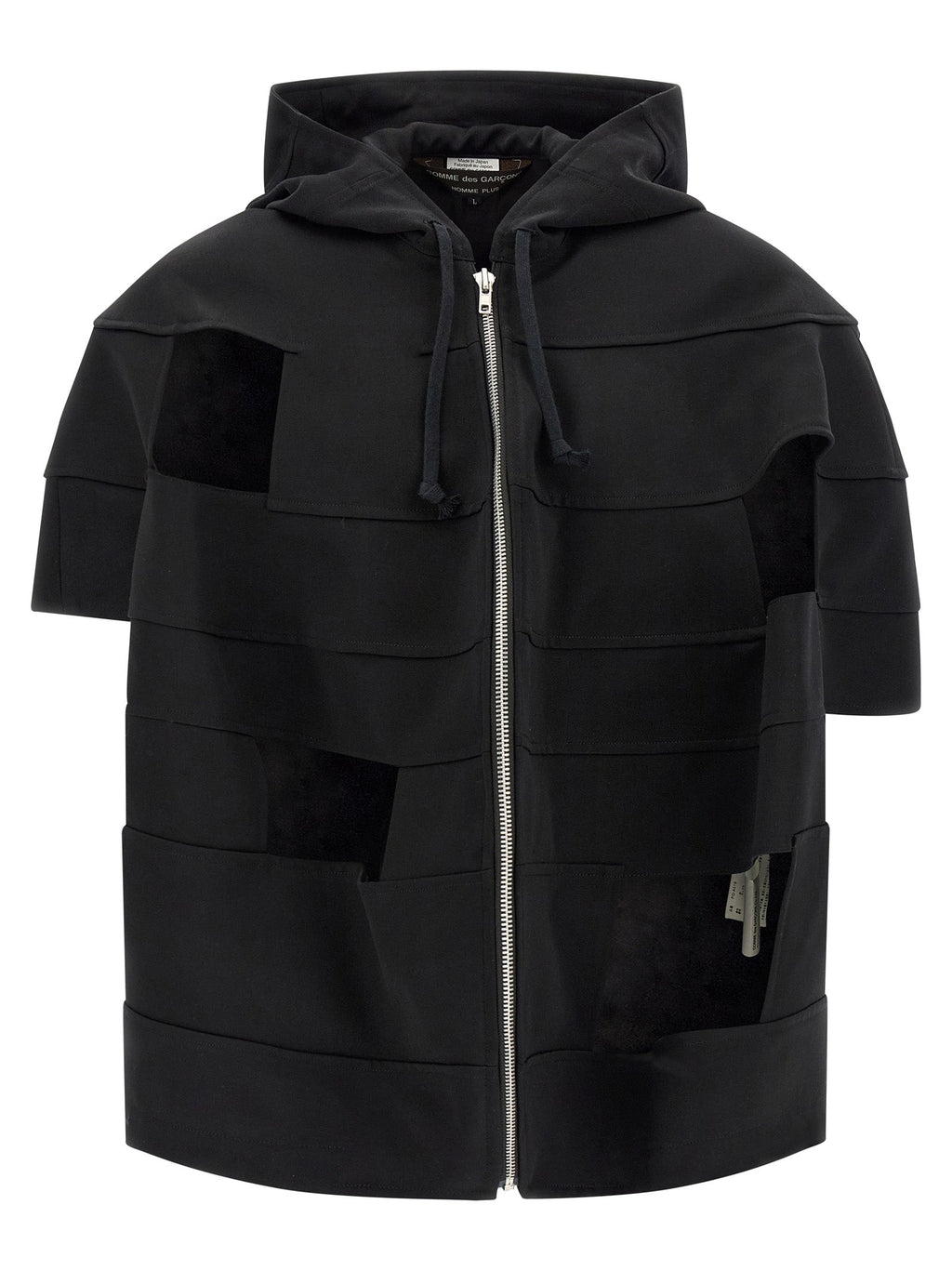 Comme Des Garçons Black Wool Shell Jacket