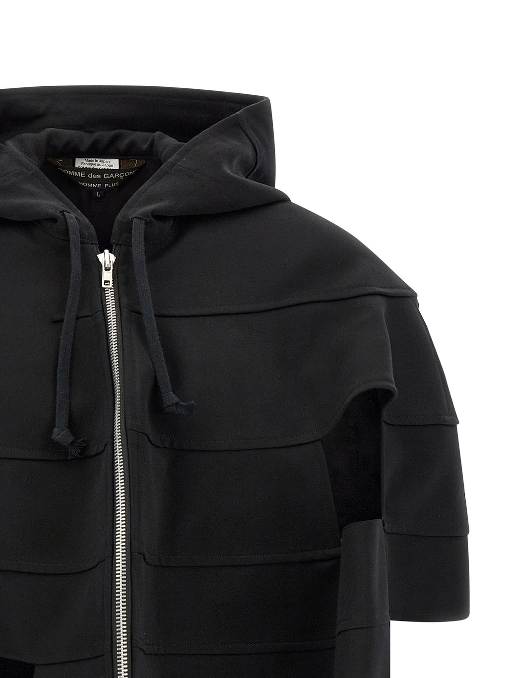 Comme Des Garçons Black Wool Shell Jacket