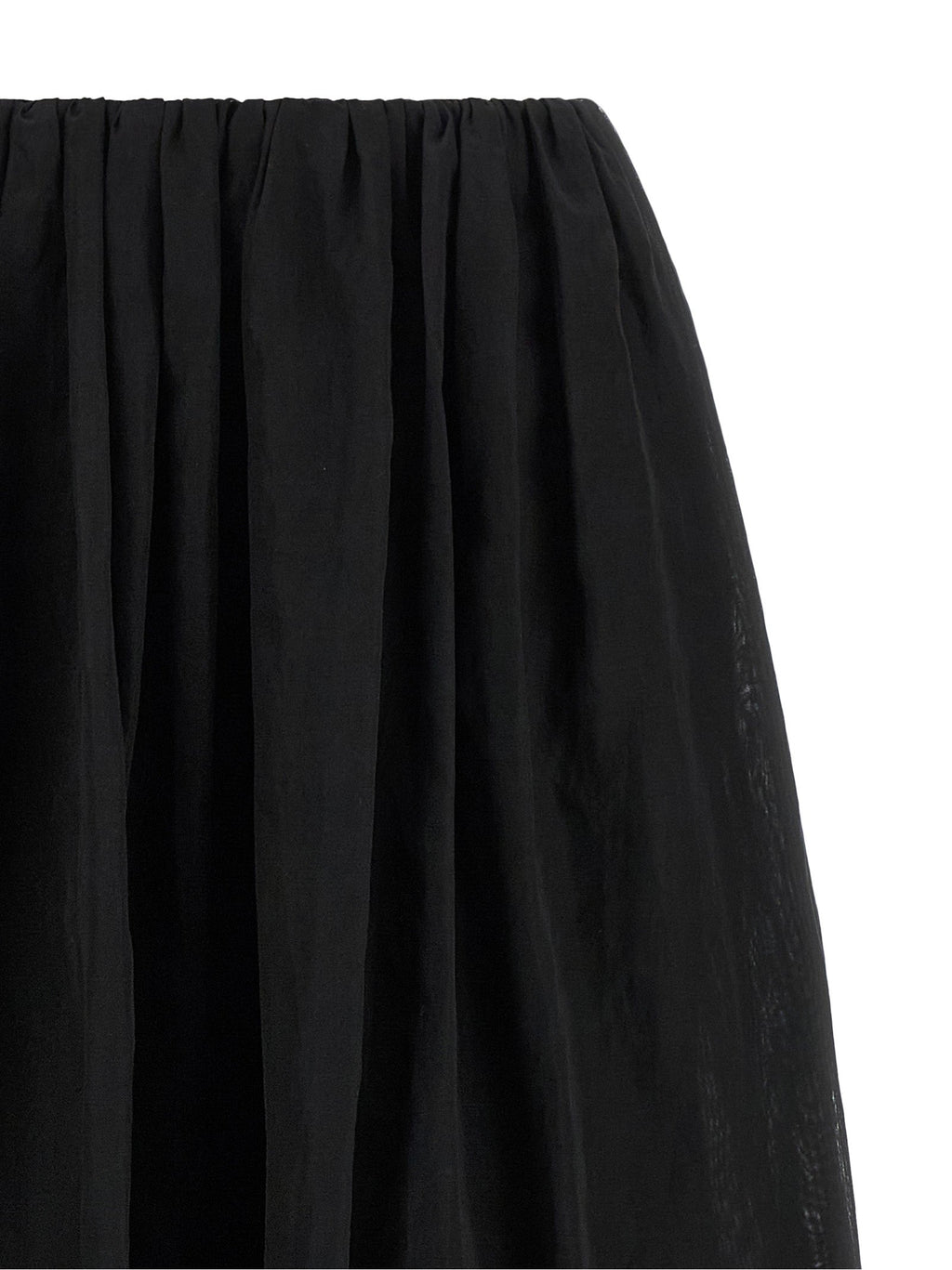 Brunello Cucinelli Black Cotton Mini Skirt