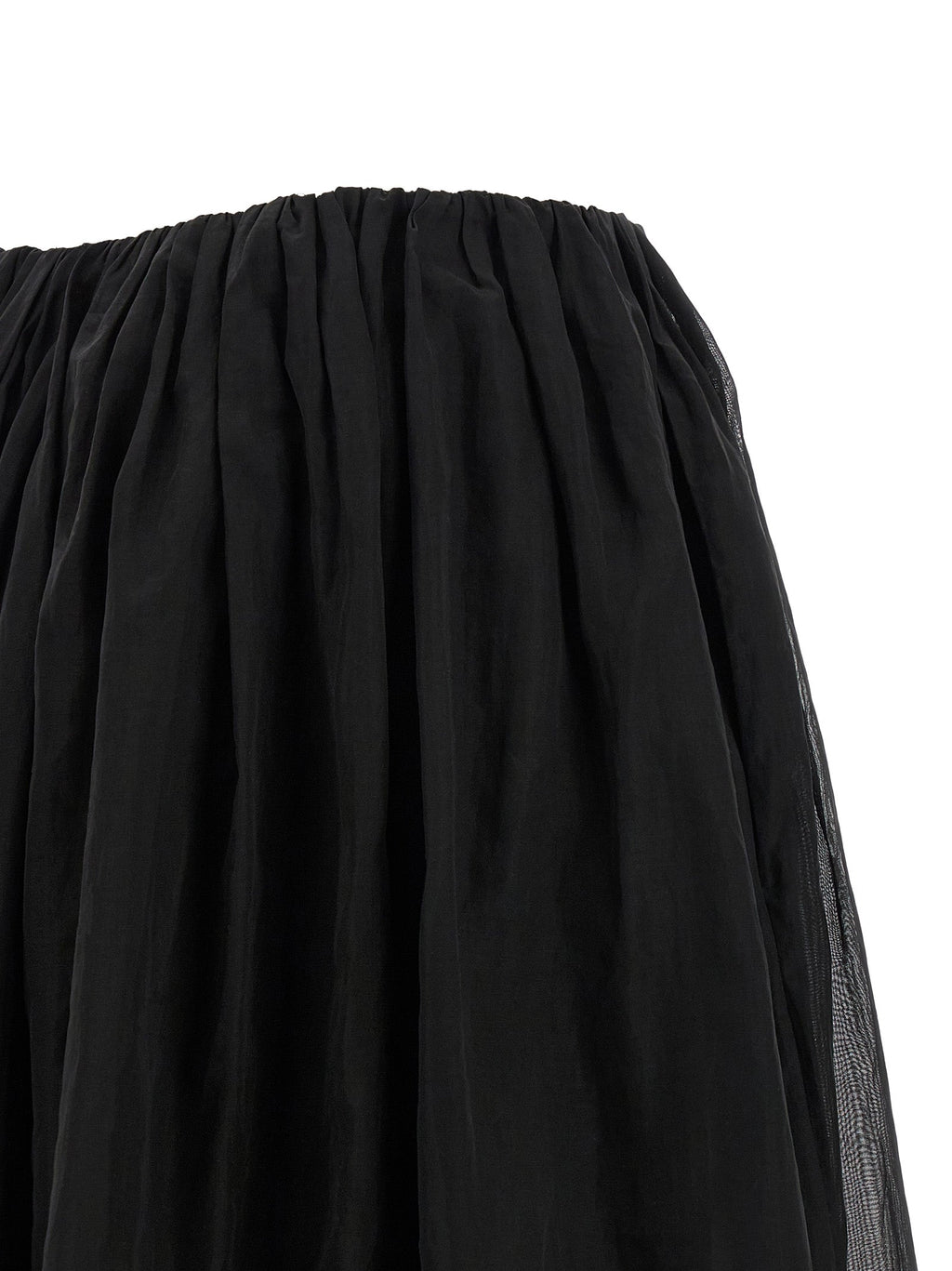 Brunello Cucinelli Black Cotton Mini Skirt