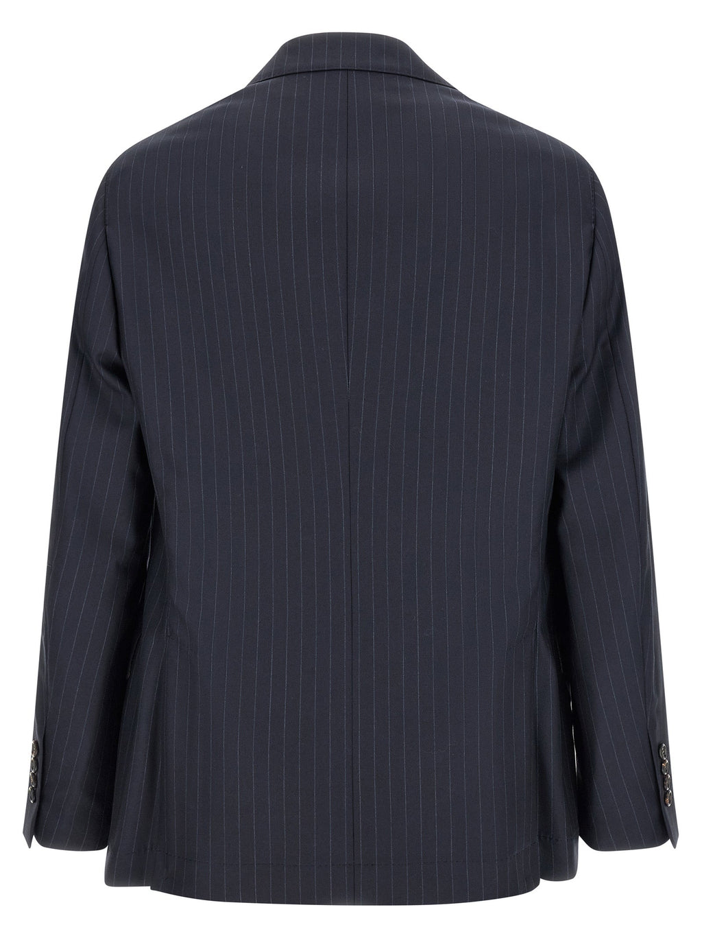 Brunello Cucinelli Blue Virgin Wool Blazer
