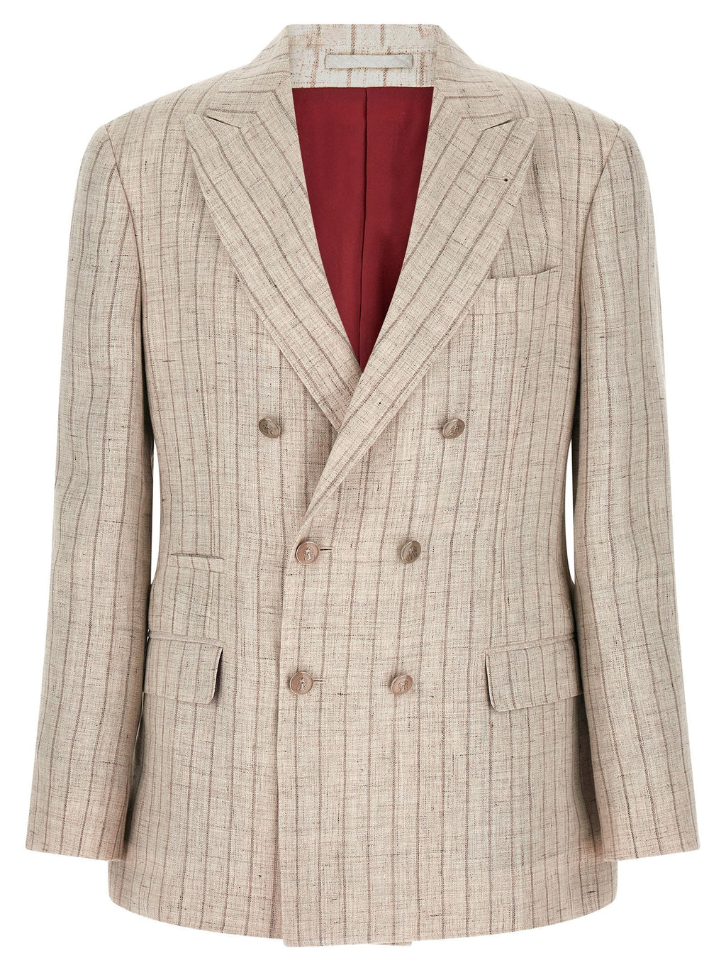 Brunello Cucinelli Gray Linen Blazer