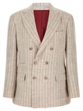 Brunello Cucinelli Gray Linen Blazer