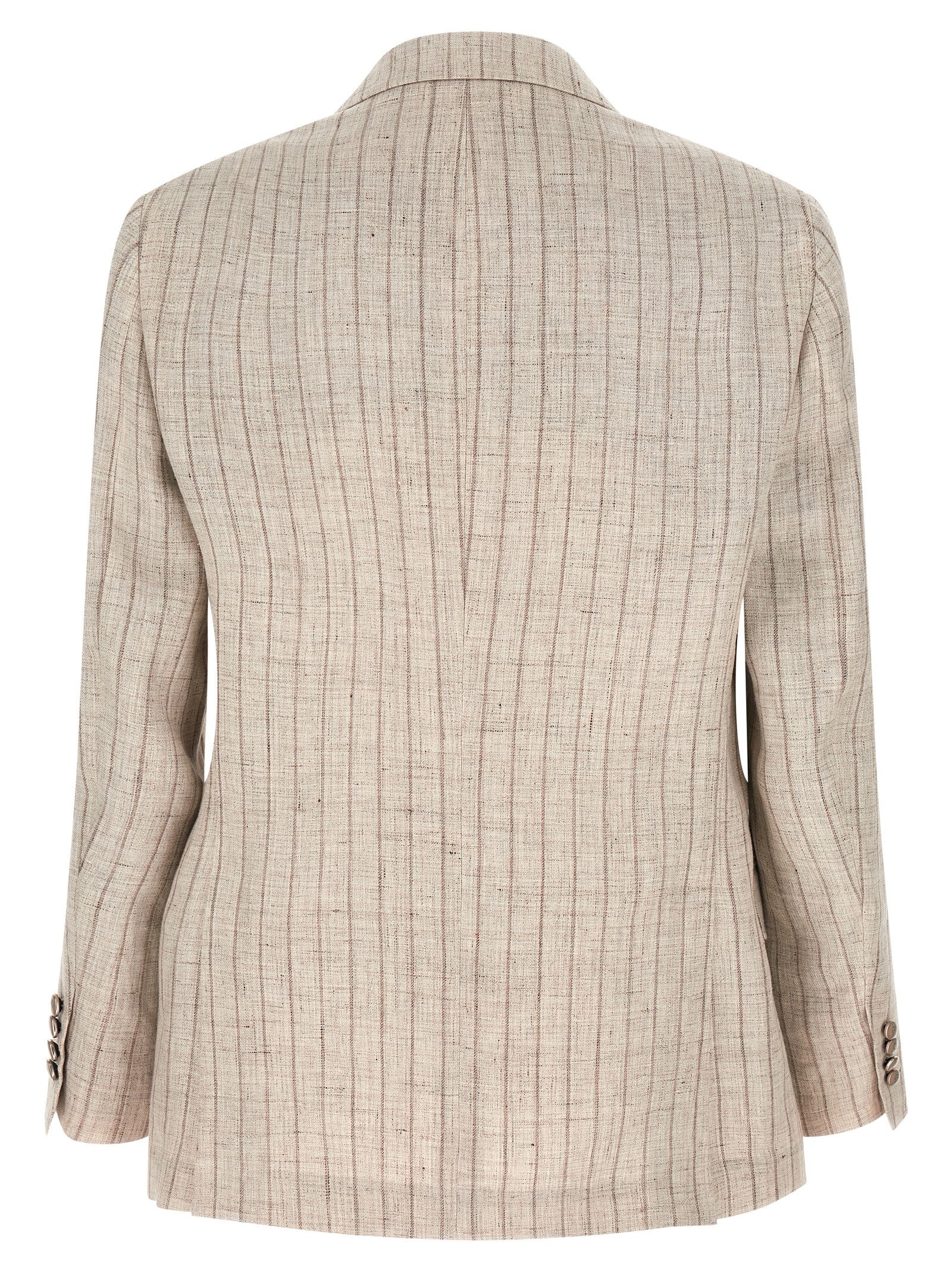 Brunello Cucinelli Gray Linen Blazer