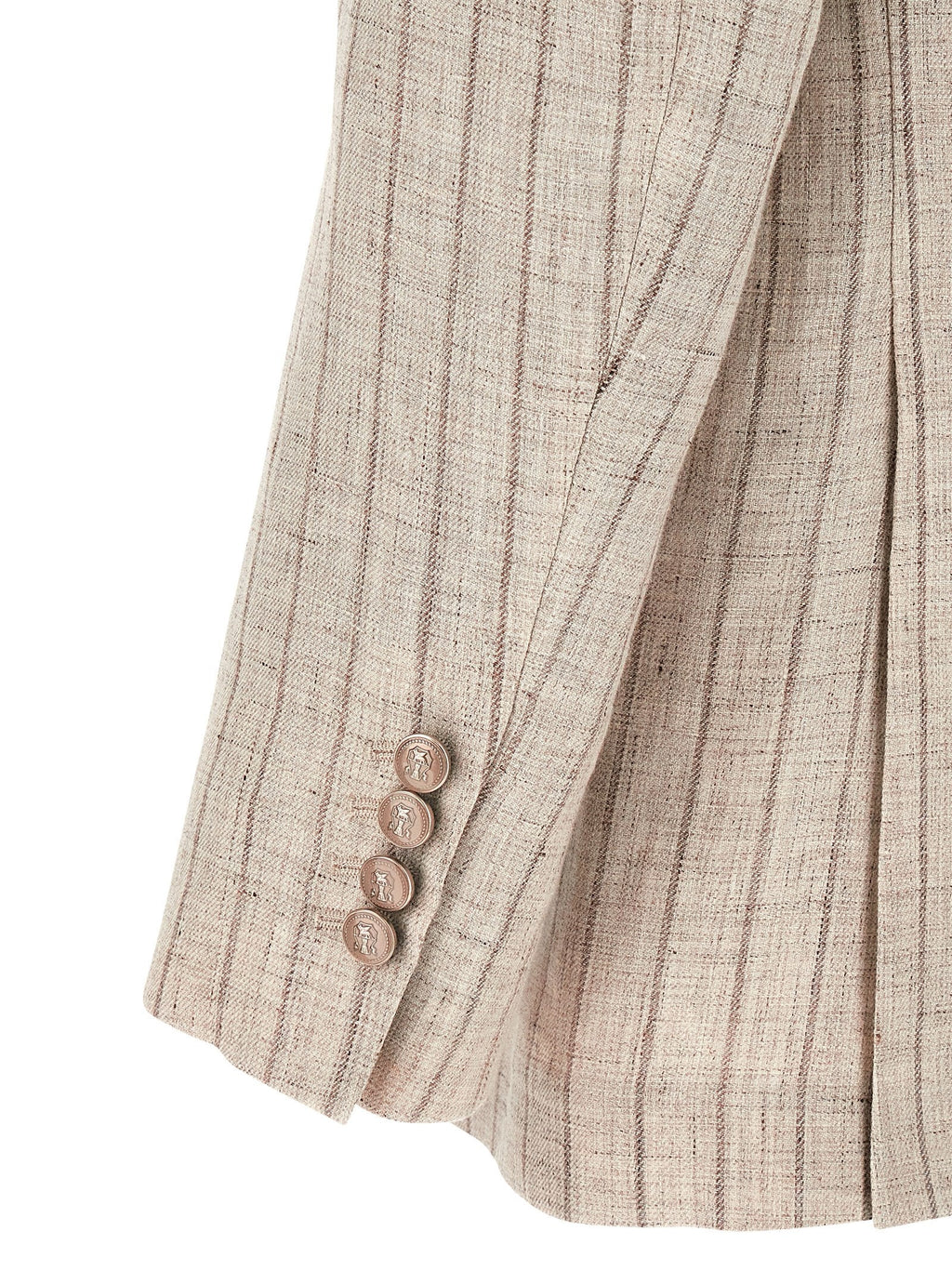 Brunello Cucinelli Gray Linen Blazer
