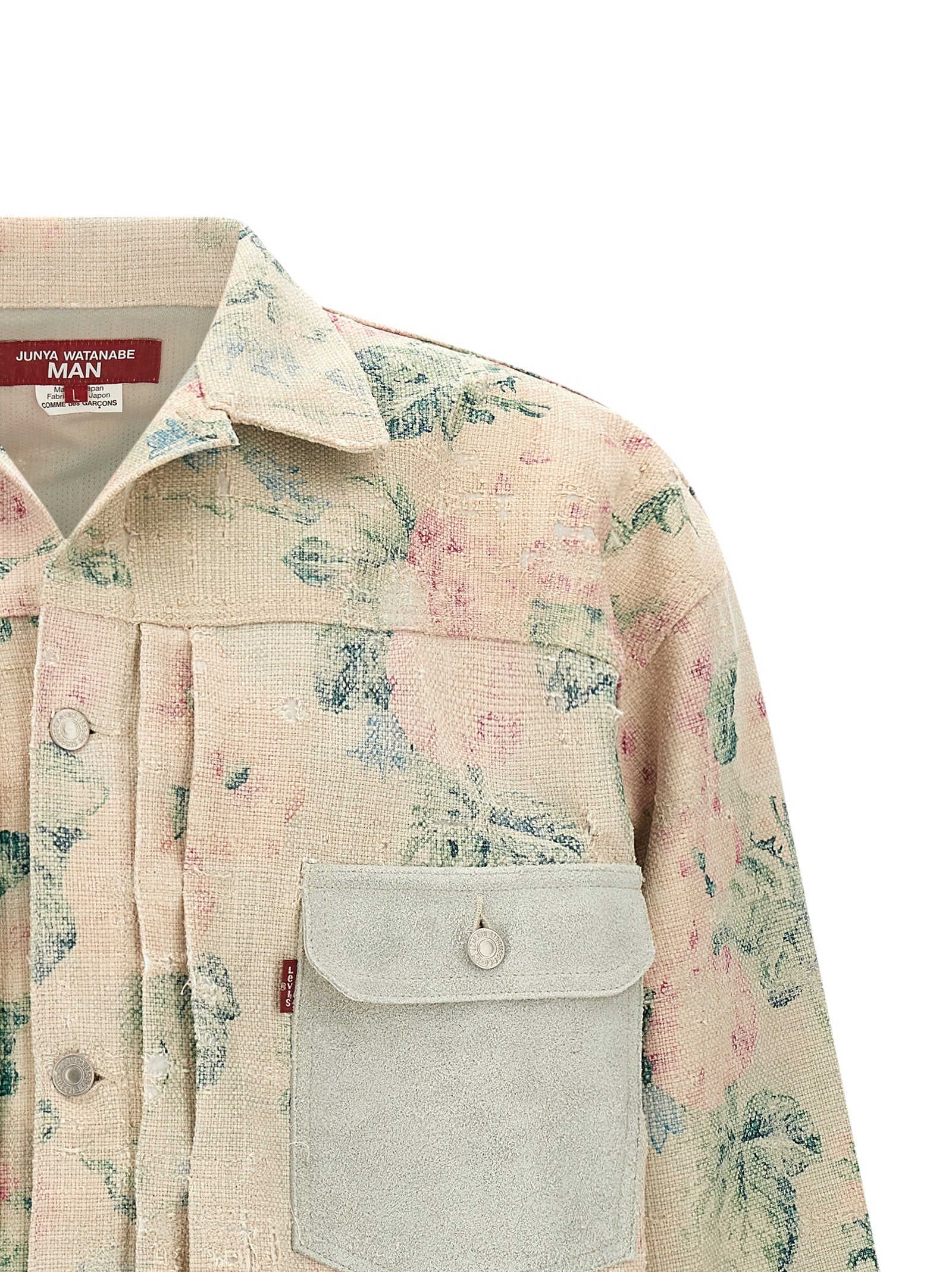 Junya Watanabe Multicolor Rayon Denim Jacket