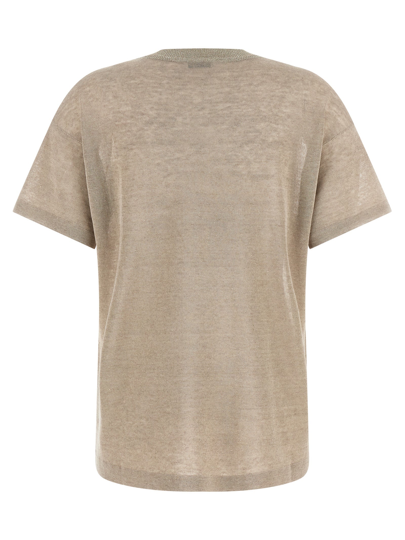 Brunello Cucinelli Beige Linen Cardigan