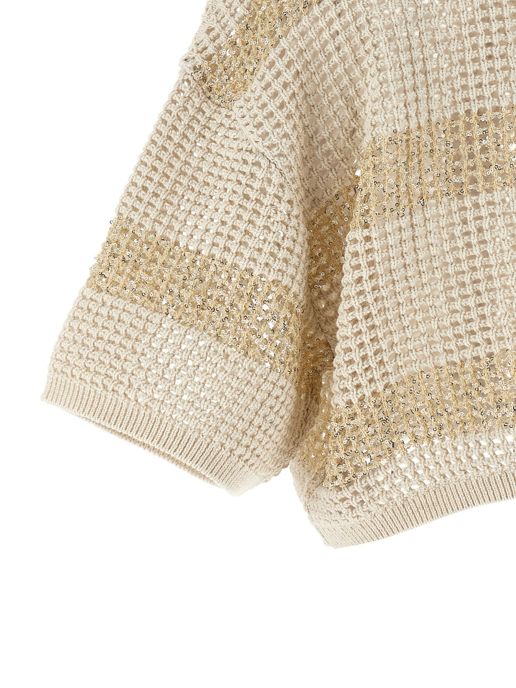 Brunello Cucinelli Beige Cotton Cardigan