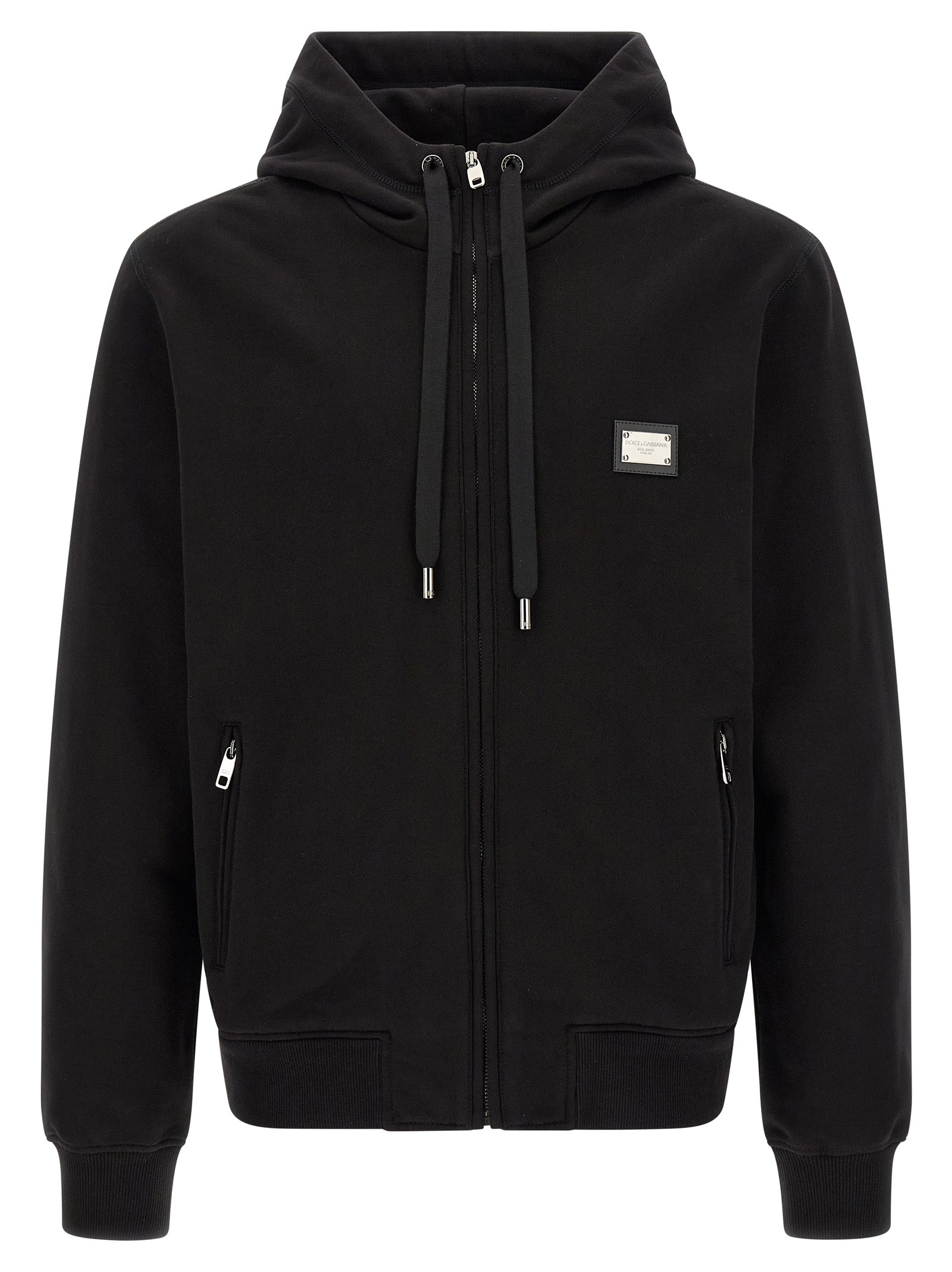 Dolce & Gabbana Black Cotton Sweatshirt