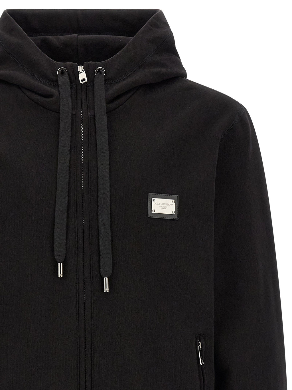 Dolce & Gabbana Black Cotton Sweatshirt